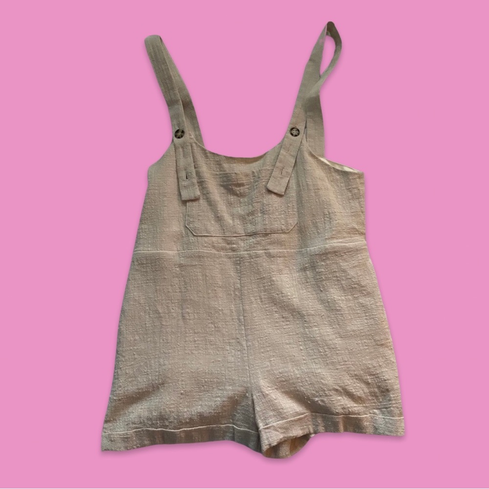 cream romper